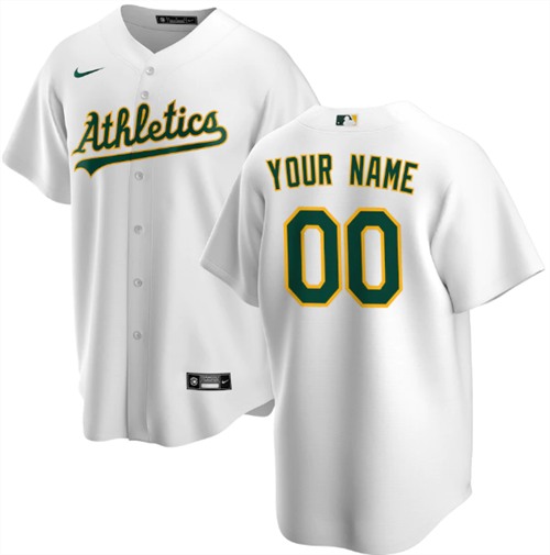 Men's Oakland Athletics ACTIVE PLAYER Custom Stitched Jersey